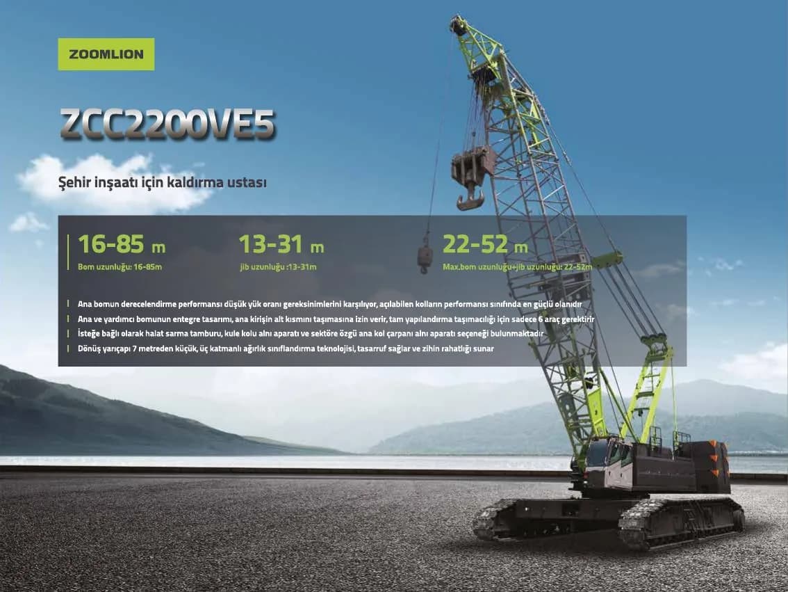 Zoomlion ZCC2200VE5