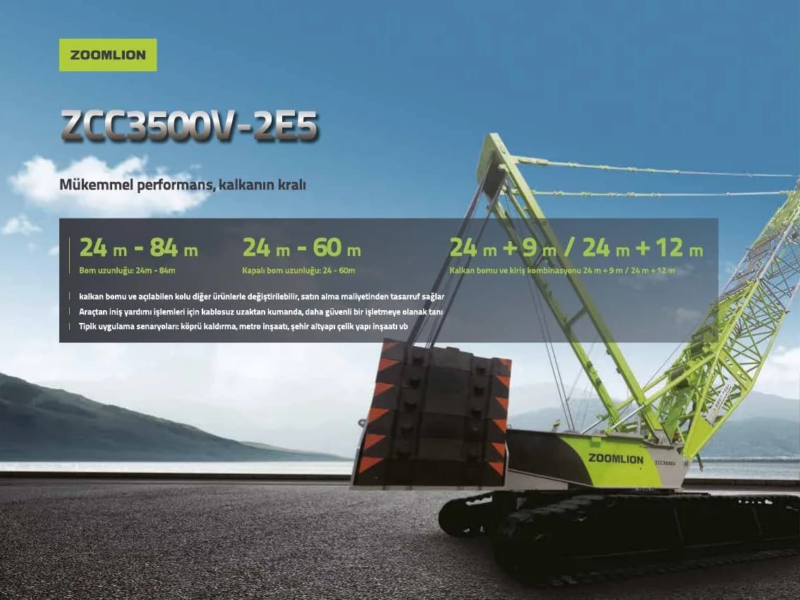 Zoomlion ZCC3500V-2E5