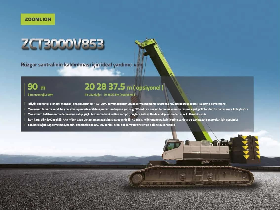 Zoomlion ZCT3000V853