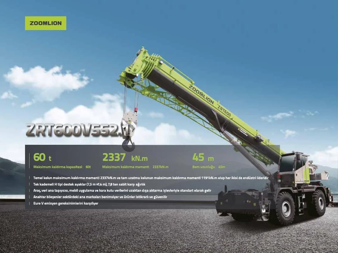 Zoomlion ZRT600V552.1